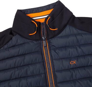 Жилет чоловічий Calvin Klein Hybrid CK Insulate, XXL, темно-синій/помаранчевий