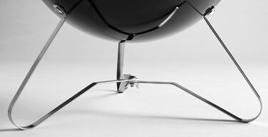 Портативний вугільний гриль Weber Smokey Joe Premium, 37 см, чорний, порцелянове емальоване покриття, зручна ручка для перенесення, для барбекю