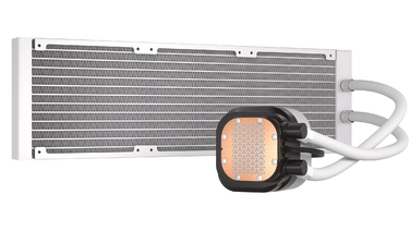 Рідинне охолодження процесора Corsair NAUTILUS 360 RS ARGB 3x120мм Біле