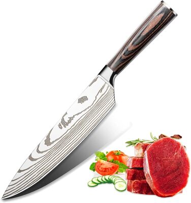 Ніж кухонний професійний Noa Home Deco з нержавіючої сталі, універсальний, 20 см