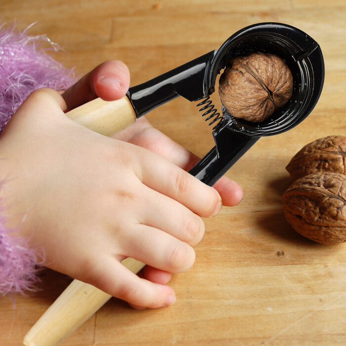 Relaxdays Nutcracker Set with Wooden Handle (3-Piece)