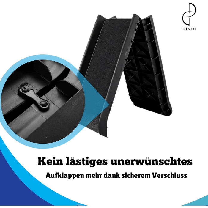 DIVID® Рампа для собак, складана, для авто, до 90 кг, неслизька, для собак та котів