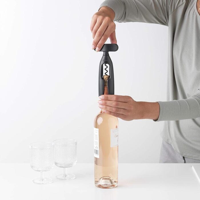 Відкривачка для корок Brabantia Quickpull Tasty+ Dark Grey