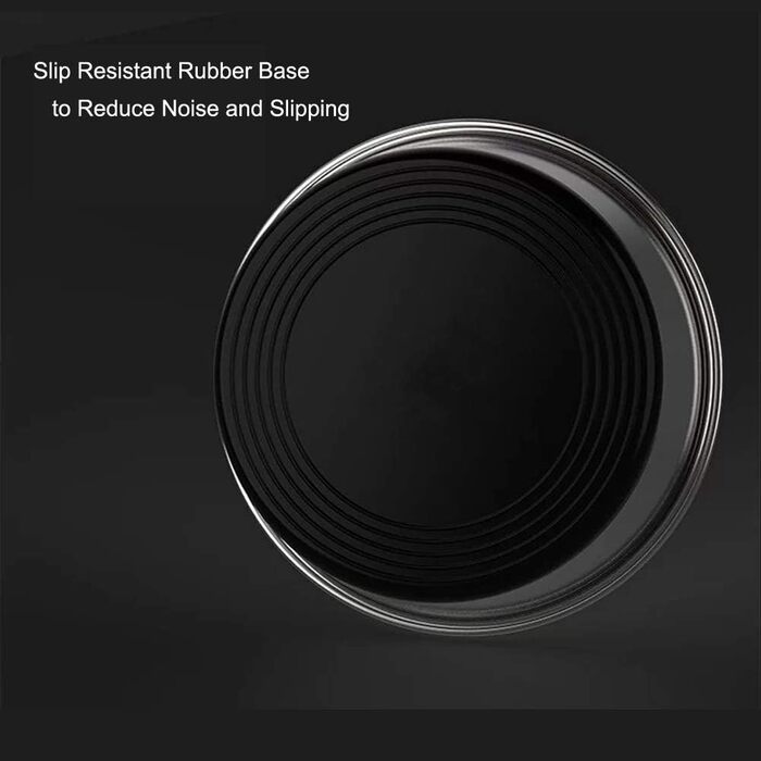 Миска для тварин Futterschale 2 x 1750 мл, велика миска для собак з нержавіючої сталі, годівниця для котів, важка з протиковзким гумовим дном, срільно-чорна