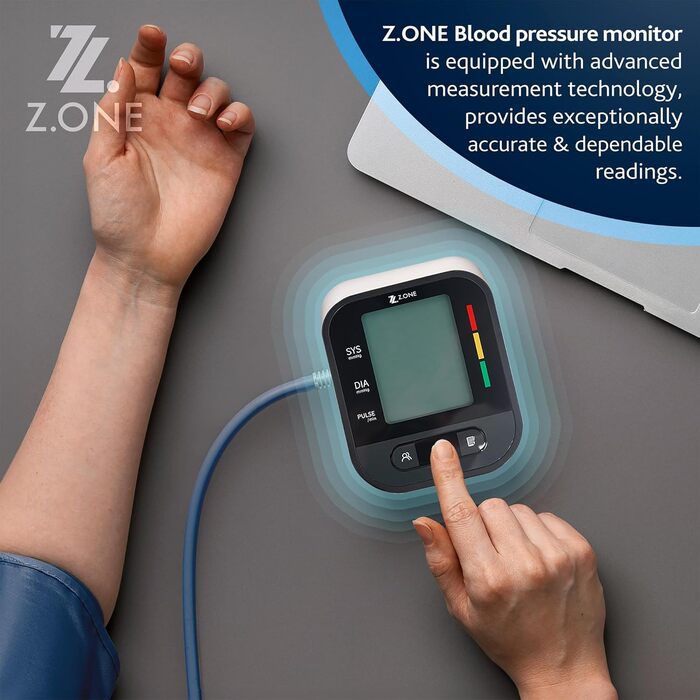 Тонометр на плече Reliance Medical з голосовим асистентом, кольоровий дисплей, для 2 користувачів, виявлення аритмії, комфортна манжета