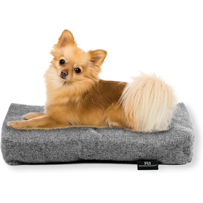 Ляжка для собак Rohrschneider, Made in EU, з антиковзким покриттям, для собак маленьких, середніх та великих порід, та котів. Включає миску для корму. Розмір 2 (тюркІс), 47 x 30 x 7 см.