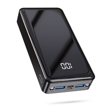Power Bank 24000mAh з USB-C 22.5W: Зовнішній акумулятор для iPhone, Samsung, Xiaomi