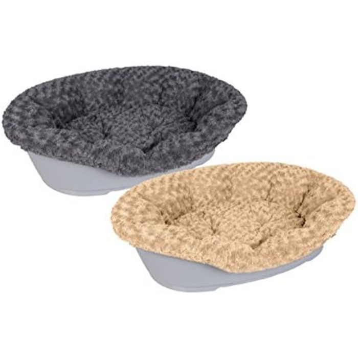 Karlie Bezug Pet Bed Cuddly Grey, Fits Domus 60 cm
