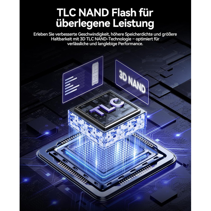 SSD Orico IG740PRO 4TB PCIe 4.0 NVMe M.2 - Швидкість до 7100 МБ/с, 3D NAND TLC, з радіатором для ПК, ноутбука та PS5