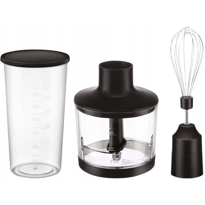 Ручний блендер Zelmer ZHB6000, 1500 Вт, сріблястий/сірий