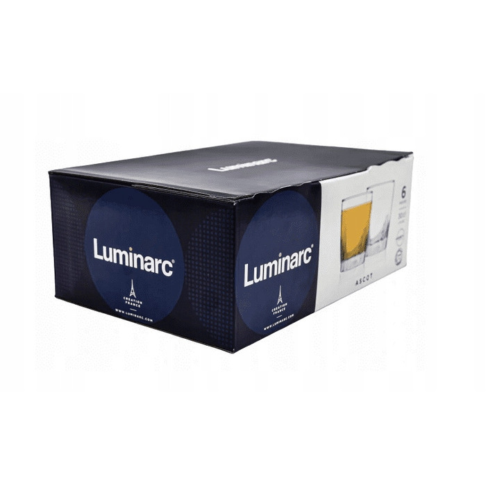 Набір низьких склянок для напоїв Luminarc ASCOT, 300 мл, 6 шт.
