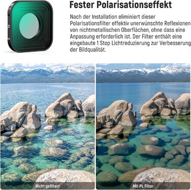 Фільтри NEEWER CPL ND для GoPro Hero 13 12 11 10 9: комплект 6 шт. (CPL, ND8, ND16, ND32, ND64, ND1000)