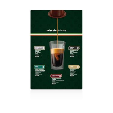 Капсульна кава LOLLO Caffè Passion Espresso Nero, 100 капсул, сумісна з машинами Nespresso, насичений смак
