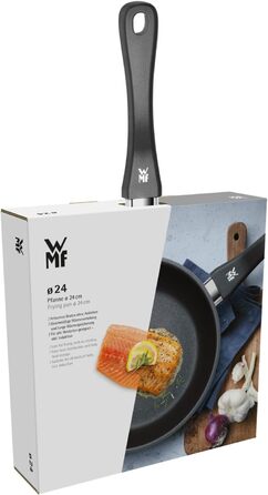 WMF Devil 24cm Non-Stick Fry Pan - Induction Compatible, Cromargan Stainless Steel, Plastic Handle