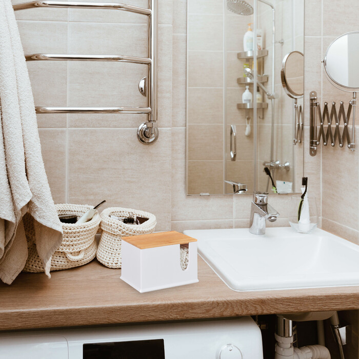 Relaxdays Cotton Swab Storage