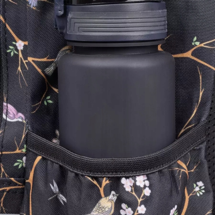 Підлітковий шкільний рюкзак CoolPack Drafter 28 л Vilnius, чорний у квітку