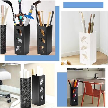 Підставка для парасоль та тростинок Sightday, металева, біла