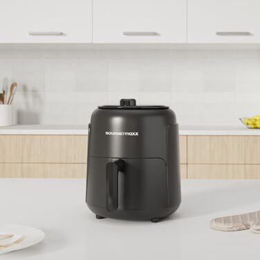 Фритюрниця повітряна GOURMETmaxx 2.3L з таймером 60 хв та 9 функціями | Енергозберігаюча, без запаху, 1000 Вт