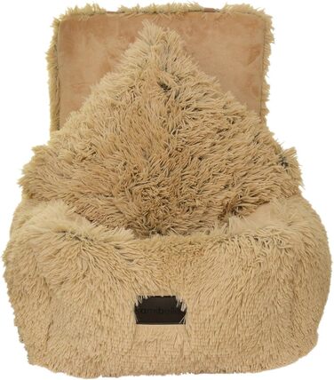 Автокрісло для собак та котів Bella Teddy, чорне, з штучної шкіри, 55x55 см, універсальне, миється