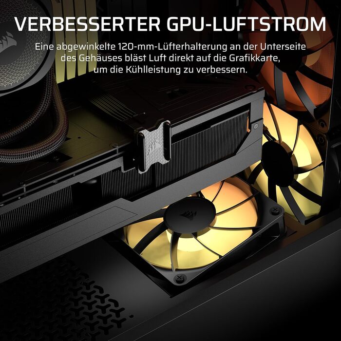 Корпус для ПК Corsair 3200D RS ARGB Mid-Tower ATX, димчасто-сірий