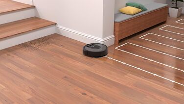 Робот-пилосос iRobot Roomba Combo i8+ з авто-дозаправкою та миттям підлоги, картографією, PrecisionVision Navigation та розпізнаванням об'єктів