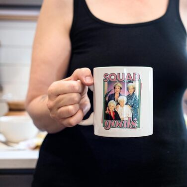 Silver Buffalo The Golden Girls Squad Goals Ceramic Mug | Holds 20 Ounces
