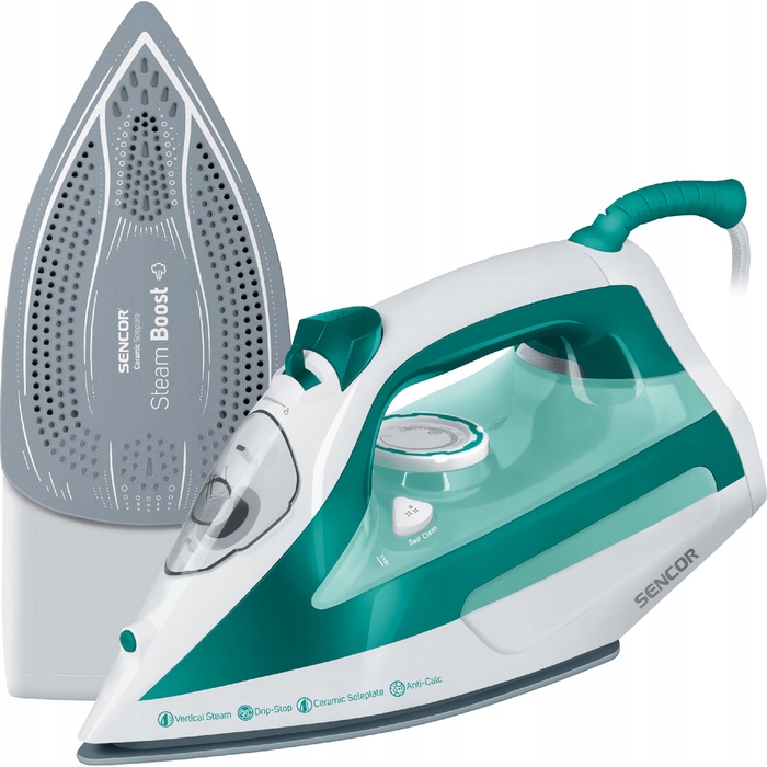Парова праска Sencor SSI 6100GR, 470 мл, 2600 Вт