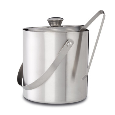 Relaxdays Ice Container with Ice Tongs for 1.5 L