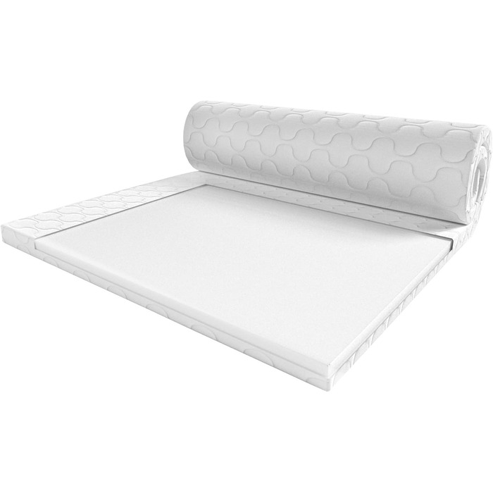 POKAR Mattress Topper, Mattress Topper, Mattress Pad, Mattress Protector for Mattress, Washable and Suitable for Allergy Sufferers, 140 x 190 cm