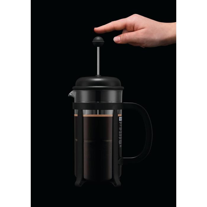 Кавоварка Bodum Java, 8 чашок, 1,0 л, чорний SAN L пластик