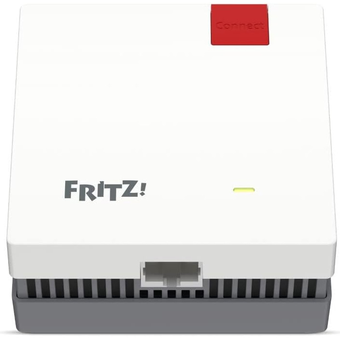 Повторювач Wi-Fi AVM FRITZ!Repeater 1200 AX International, Mesh, Wi-Fi 6, до 2400 Мбіт/с (5 ГГц), до 600 Мбіт/с (2.4 ГГц), точка доступу Wi-Fi, WPS, міжнародна версія