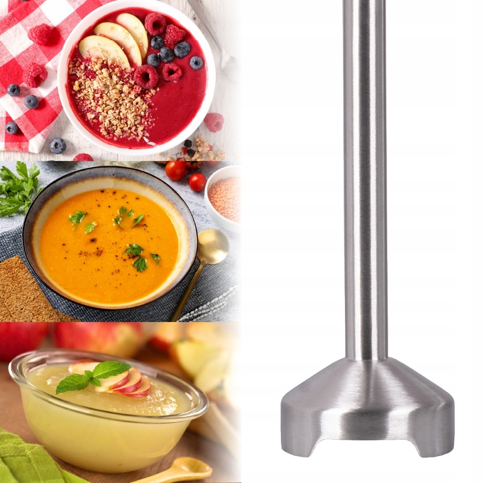 Мультифункціональний занурювальний блендер-подрібнювач Eldom BL250, потужний, 800 Вт, набір