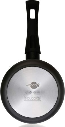 Набір сковорідок WECOOK Ecogreen 3 шт 18-20-24 см, алюміній, індукція, екологічне антипригарне покриття без PFOA, для всіх плит, чорний