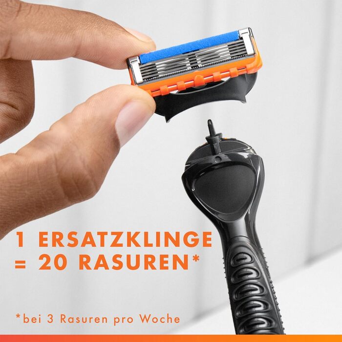 Бритва Gillette Fusion 5 Power для чоловіків, електрична станок для вологого гоління, метал, чорний