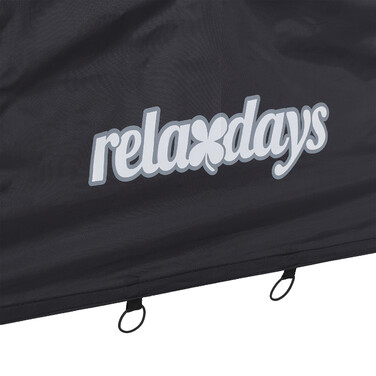 Relaxdays Black Football Goal with Goal Post