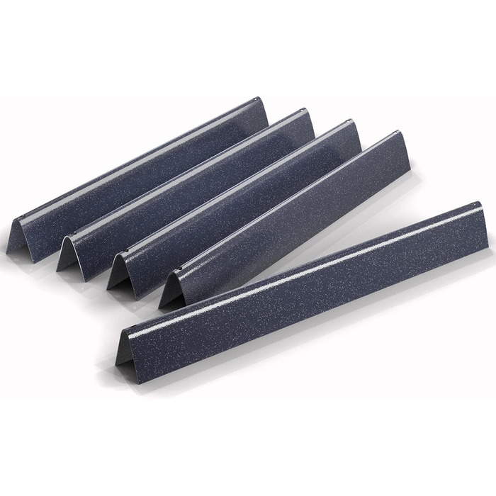 GFTIME 57cm Flavorizer Bars 7537 for Weber Spirit E310/320 (2007-2012 with side burner knobs), 7536 Porcelain Steel Burner Cover Replacement Parts for Spirit 700, Weber 900