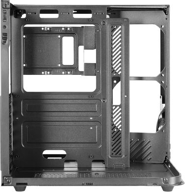 Ігровий корпус Mars Gaming MC-3TCORE MC-INFINIO LITE ATX, панорамне скло, підтримка рідкого охолодження, чорний