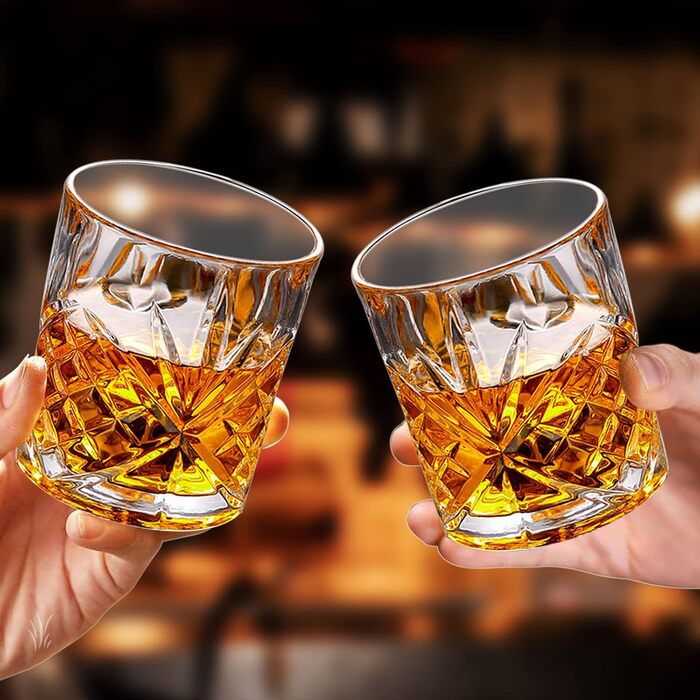 Набір склянок для віскі SuproBarware 6 шт. 30cl/300ml - класичні склянки Old Fashioned для бурбону, коктейлів. Подарунок для чоловіків, на День батька