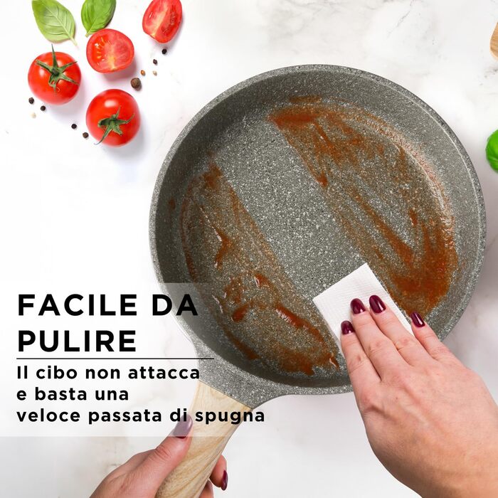 Набір посуду KASANOVA Bambù з антипригарним покриттям, 10 предметів, індукція, скляні кришки (Зелений)