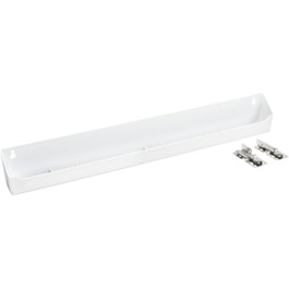 Органайзер для мийки Rev-A-Shelf LLD-6591-24-11-1, 61 см, полімер, білий, висувна шухляда з лотком і завісами для тумб під мийку