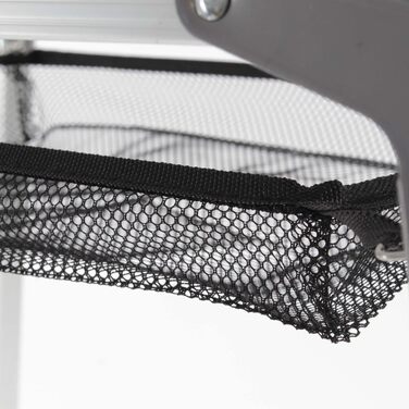 Складний кемпінговий столик Wiltec 70x69 см з алюмінієвою рамою та сумкою для транспортування - садовий, похідний, складаний стіл