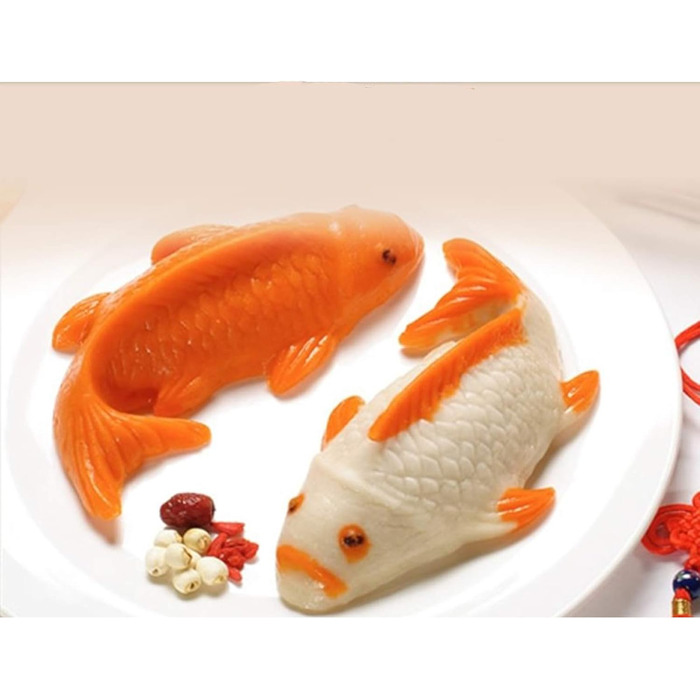 Форма для желе та шоколаду EORTA 3D, 3 шт, рибки, прозорий PP, для цукерок, мусу, мастики, декору тортів, рукоділля