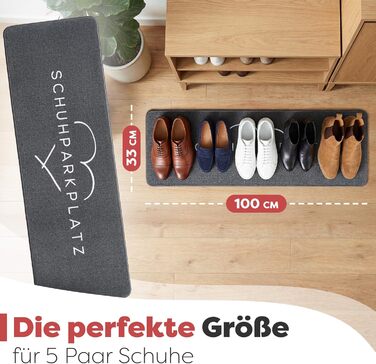Килимок для дому та на порозі 40x60 см, стійкий до прання - оптимальний розмір для вхідних дверей. Килимок для збору бруду, привітальний килимок з написом та серцем (велике серце, 33 x 100 см, прямокутний)