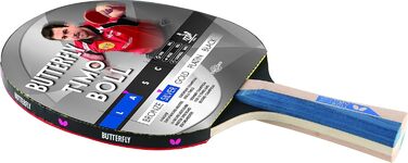 Набір для настільного тенісу Butterfly Timo Boll Silver | Ракетка для настільного тенісу для амбітних гравців | ITTF сертифікований | Анатомічна форма ручки