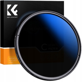 Нейтральний фільтр K&F Concept SLIM NDX ND2-ND400, 82 мм