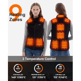 Електрична жилетка Daen з підігрівом та Powerbank 16000mAh 7.4V для катання на лижах, активного відпочинку та мотоциклів