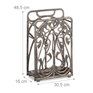 Relaxdays Rectangular Vintage Umbrella Stand