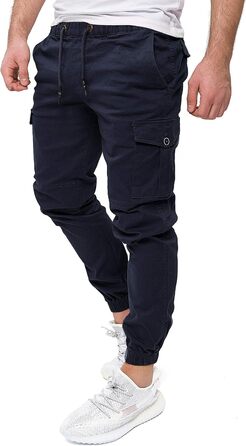 Чоловічі штани карго PITTMAN Darius, бавовняні, сині (Sky Captain 193922) 33W/38L