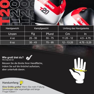 Starpro Kids Boxing Gloves - Small & Delicate Hands - Boxing Gloves for Children Ages 6-10 - Youth Boxing Set Light Blue 4oz