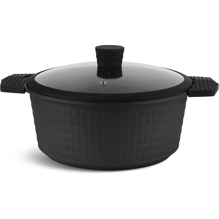 Набір каструль та сковорідок EDENBERG 15 предметів для індукційних плит, з антипригарним покриттям | Набір посуду, каструлі, сковороди для індукції EB-5645